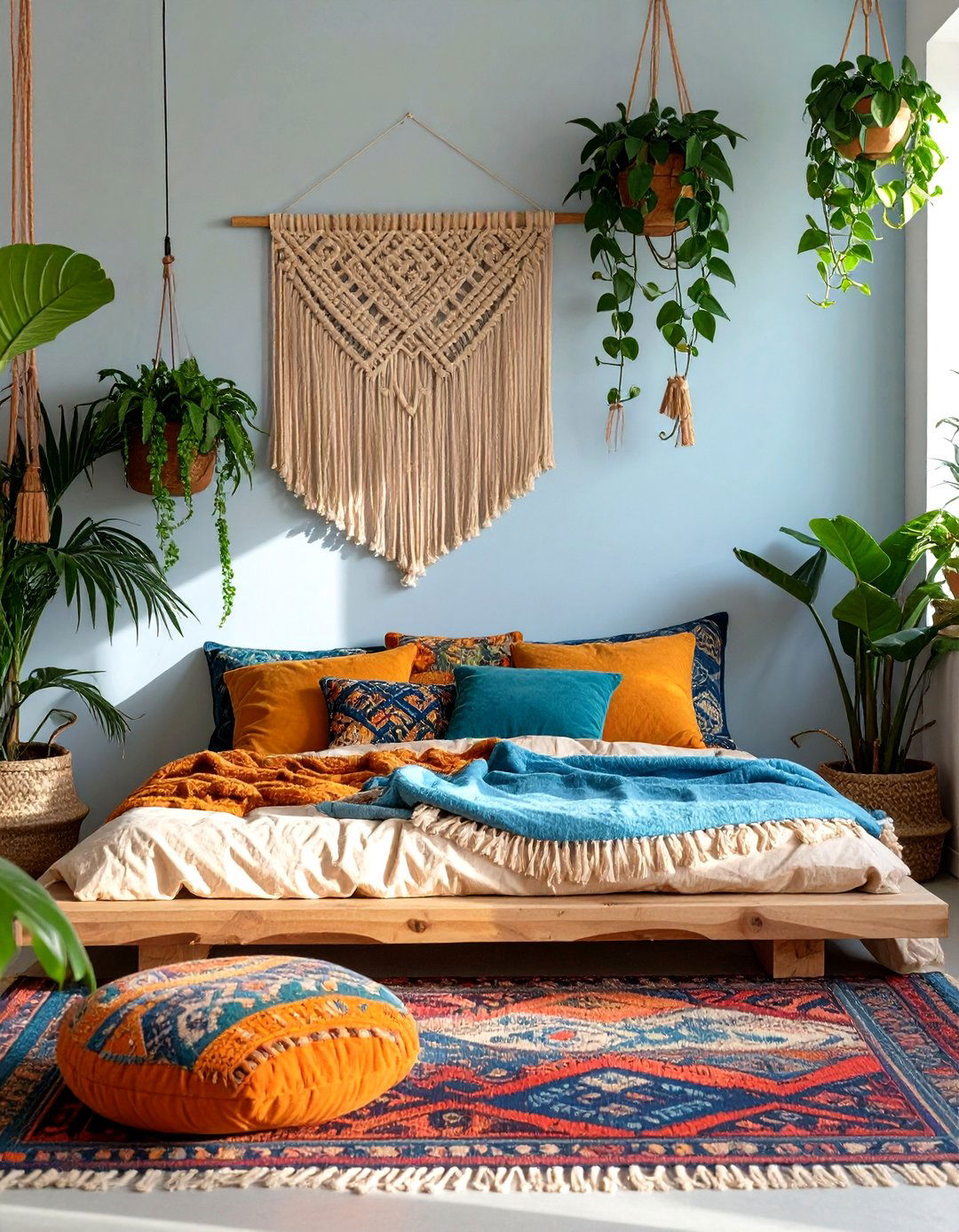 The Bohemian Vibe Bedroom - 30 guys bedroom ideas