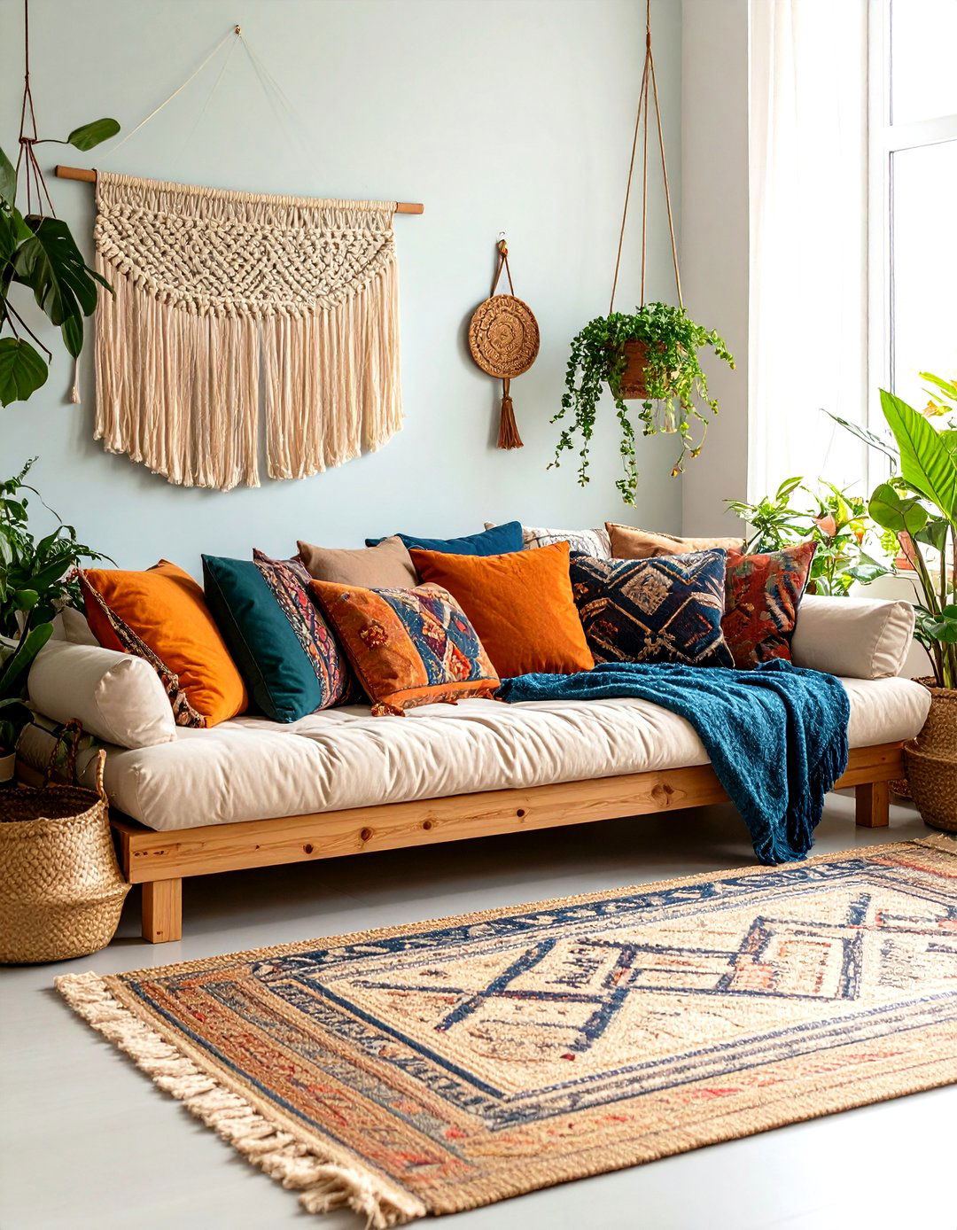 The Boho Chic Corner Living Room - 30 furniture ideas for small living room