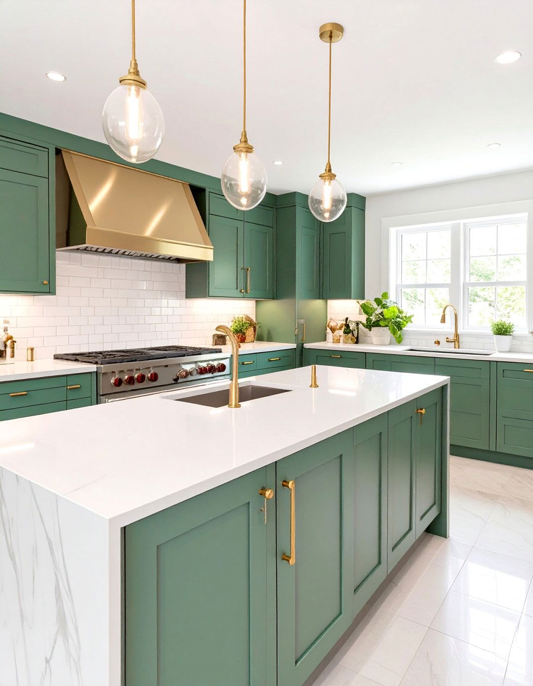 The Bold Color Drenched Kitchen - 30 new kitchen designs
