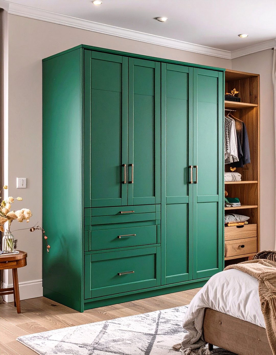 The Bold Color Pop Bedroom Wardrobe - 30 bedroom wardrobe design ideas