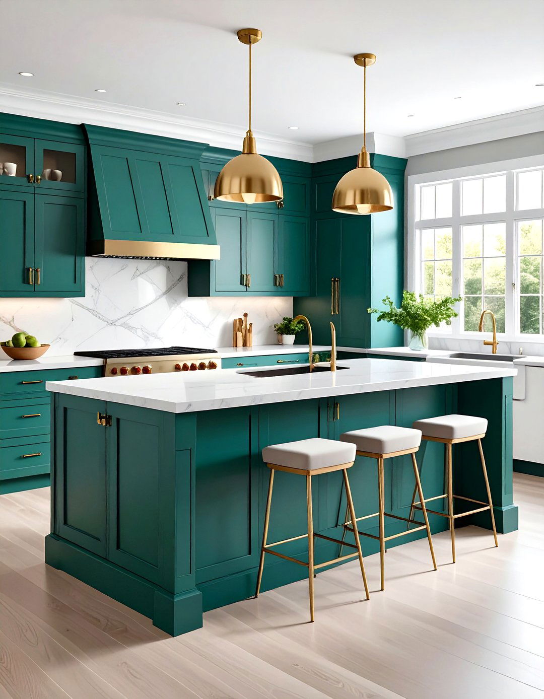 The Bold Colorful Kitchen Island - 30 kitchen islands ideas