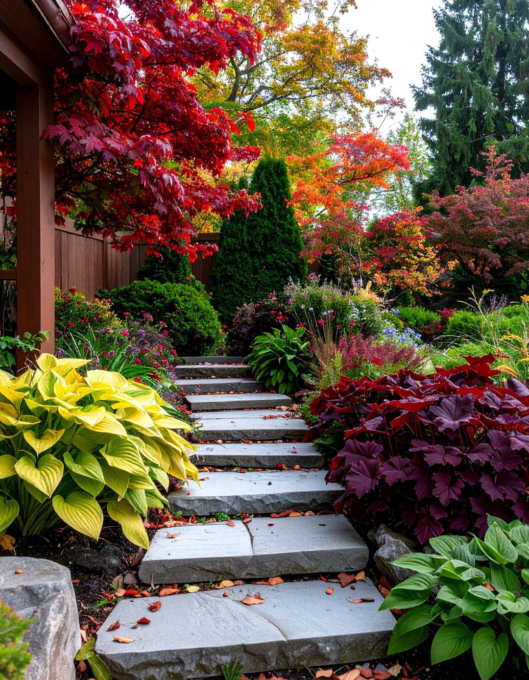 The Bold Foliage Garden - 30 front yard garden ideas