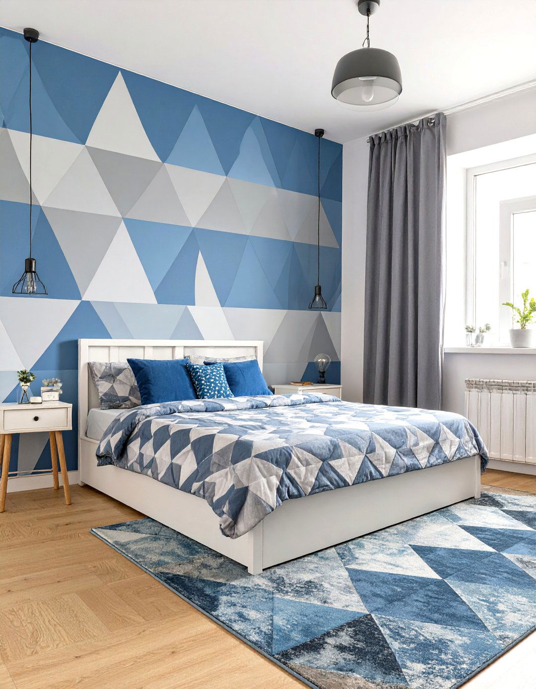 The Bold Geometric Pattern Bedroom - 30 cool boys bedroom ideas