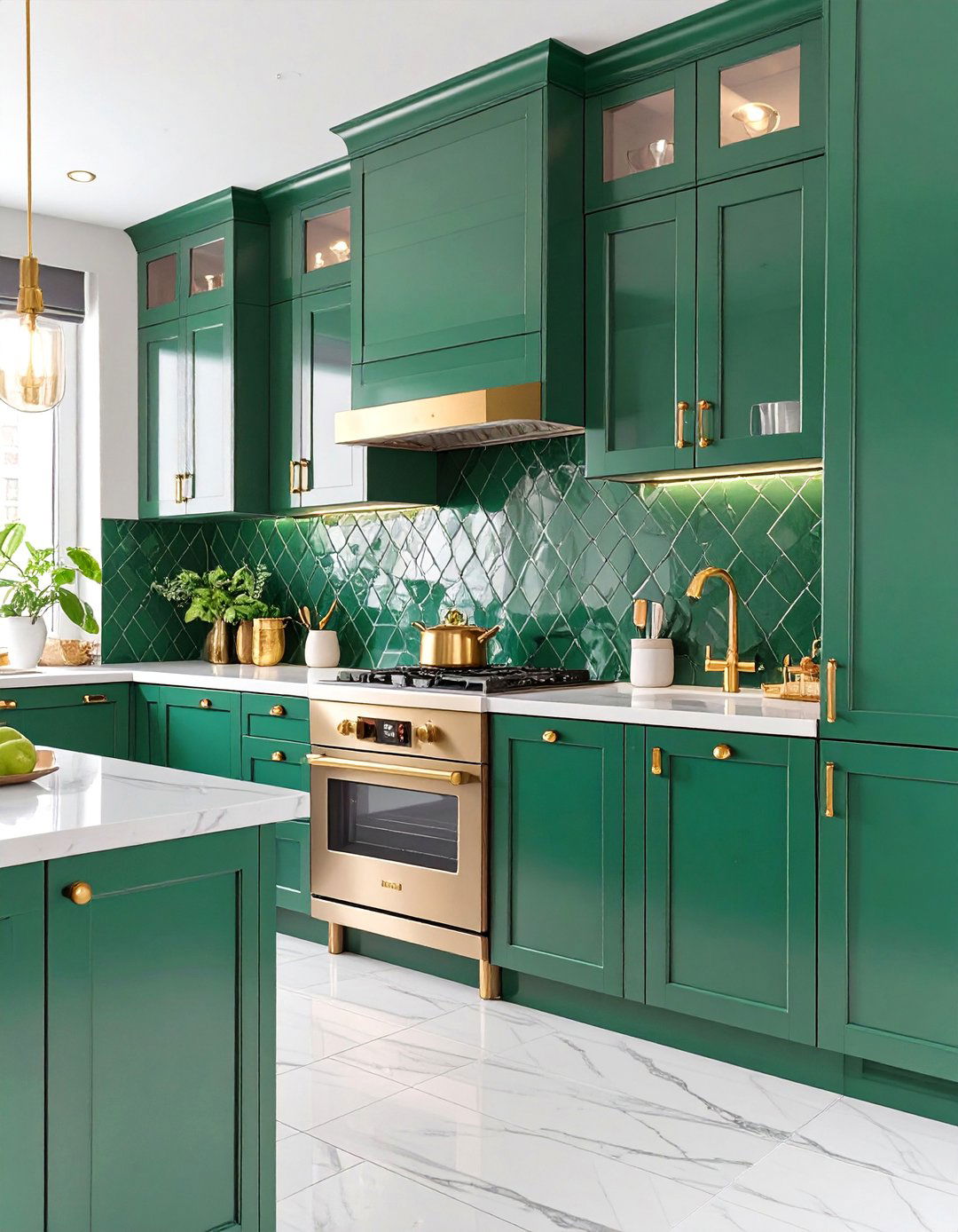 The Bold Monochromatic Kitchen - 30 apartment kitchen ideas