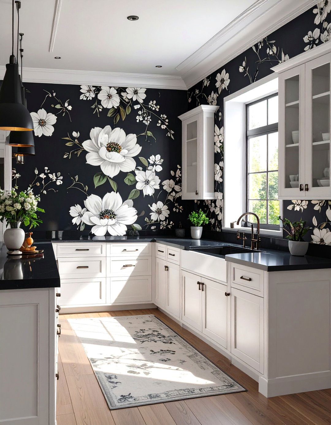 The Bold Wallpaper Butlers Pantry - 30 butlers pantry ideas