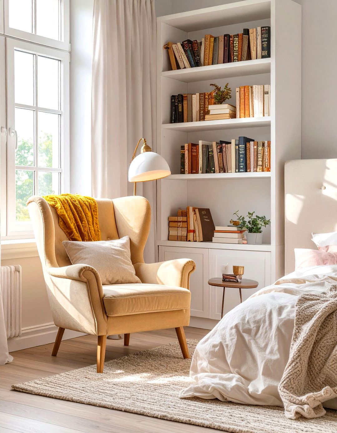 The Book Lovers Bedroom Nook - 30 cozy interior design ideas