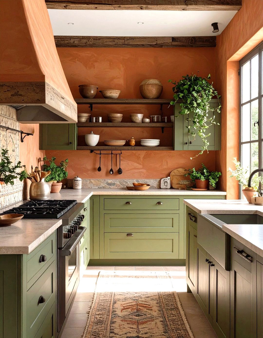 The Bookshelf Kitchen - 30 cozy kitchen ideas