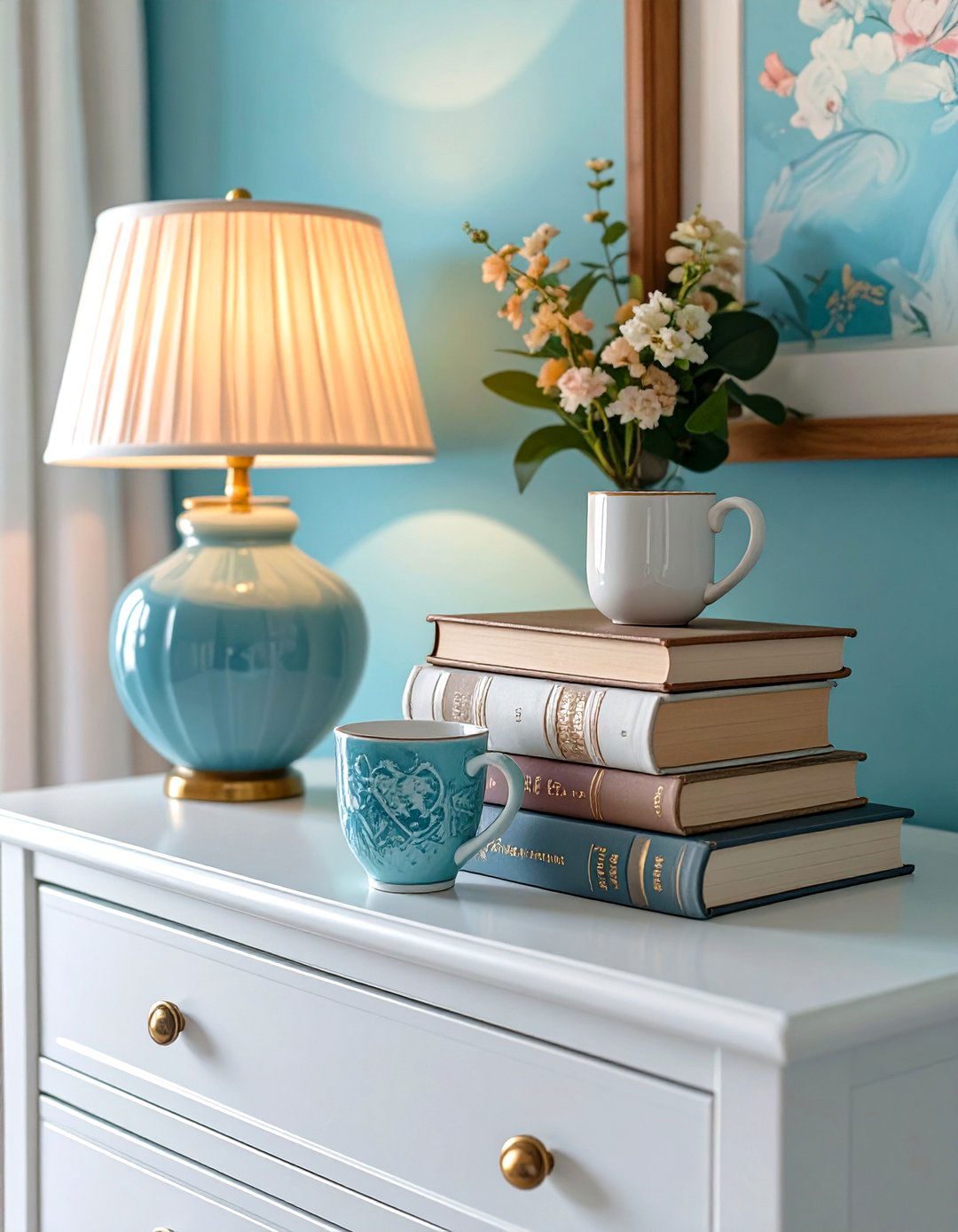 The Bookworms Dresser Nook - 30 bedroom dresser top decor ideas