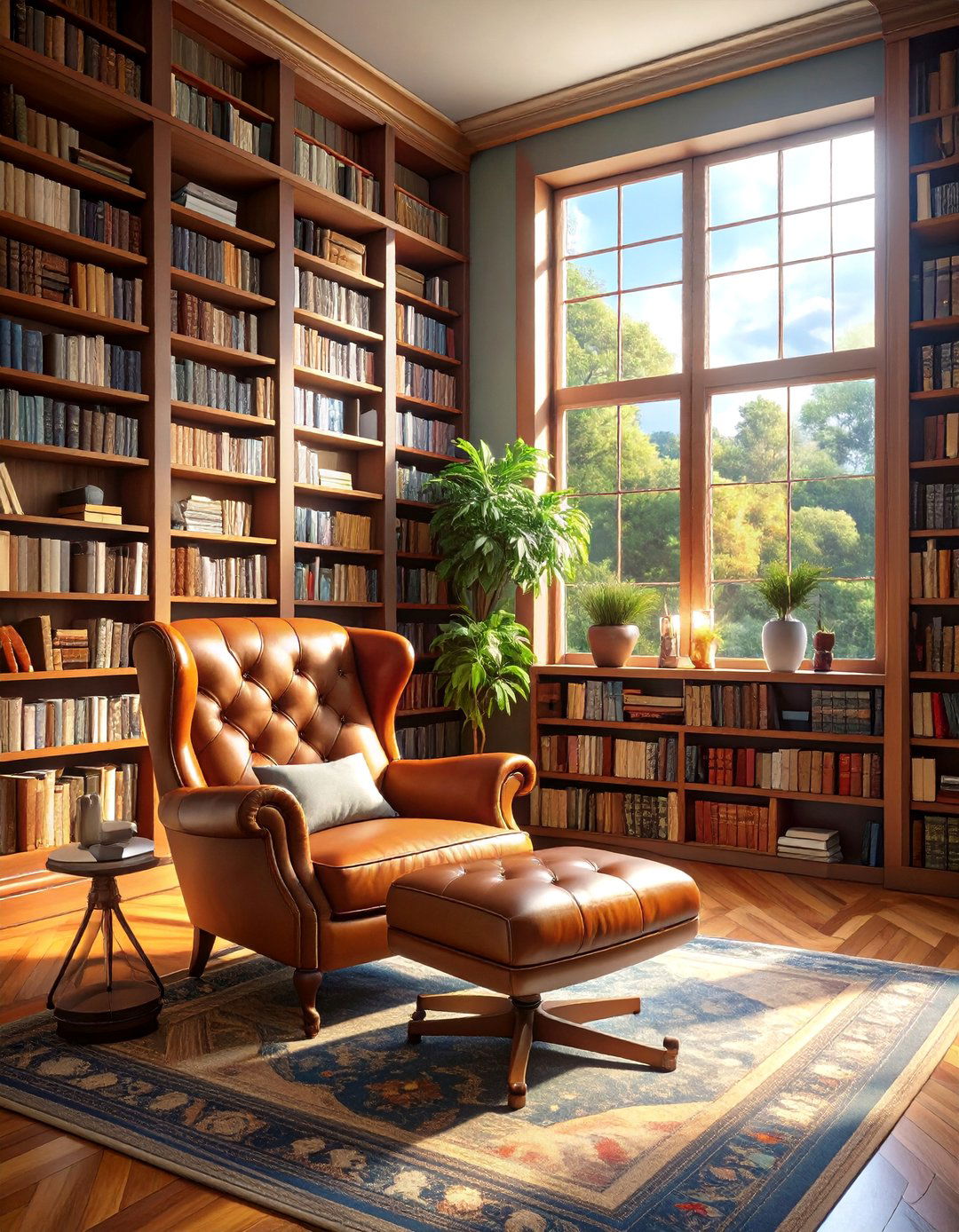 The Bookworms Library Man Cave - 30 ai man cave design ideas