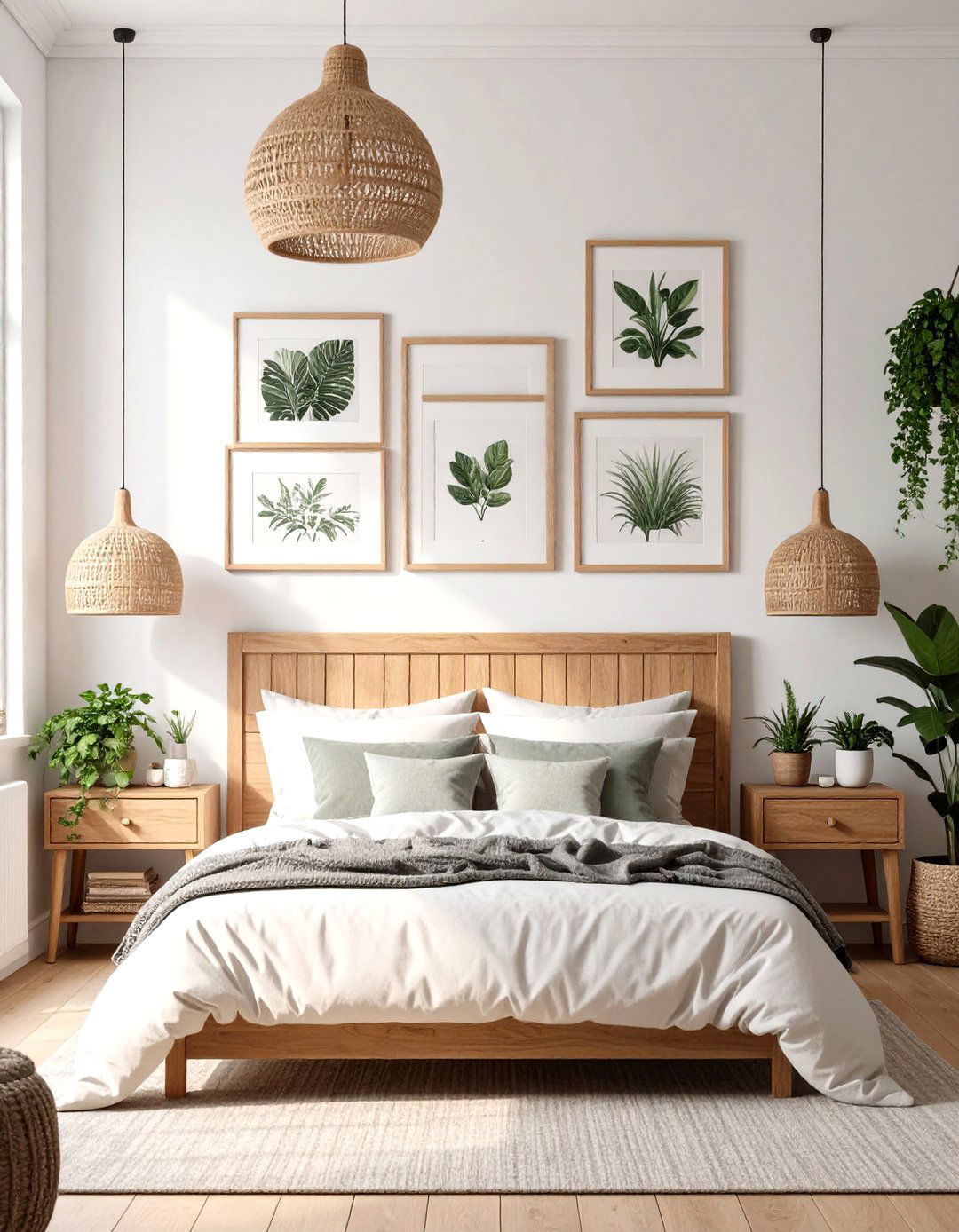 The Botanical Print Bedroom - 30 country bedroom ideas