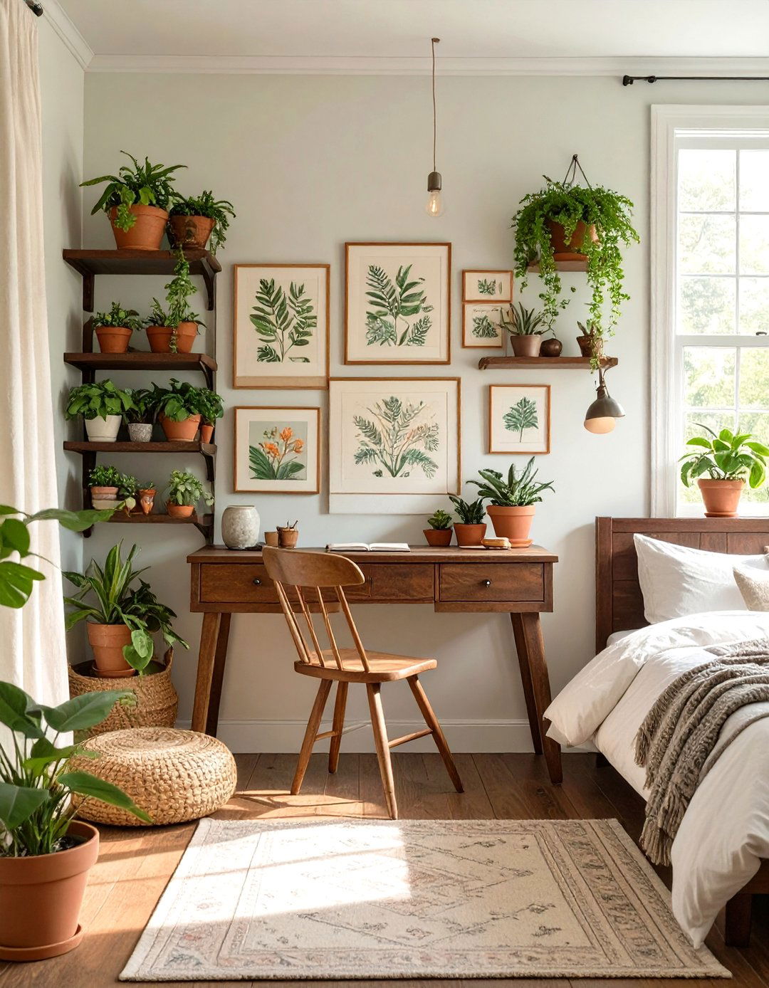 The Botanical Study Bedroom - 30 cottagecore bedroom ideas
