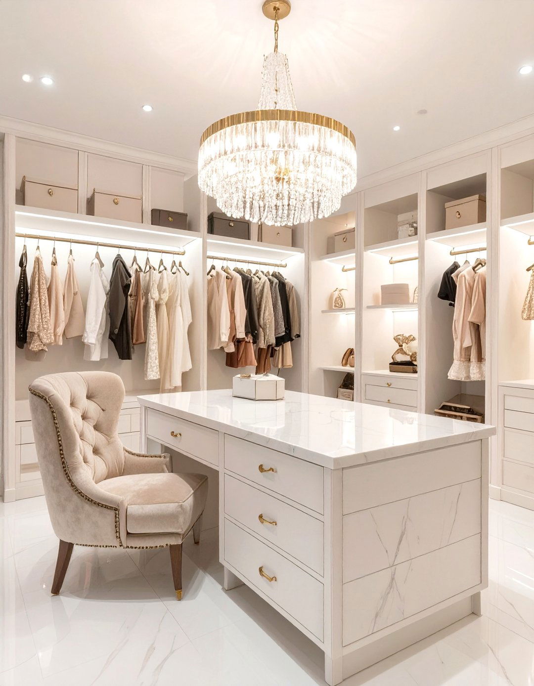The Boutique Inspired Dressing Room - 30 modern closet design ideas