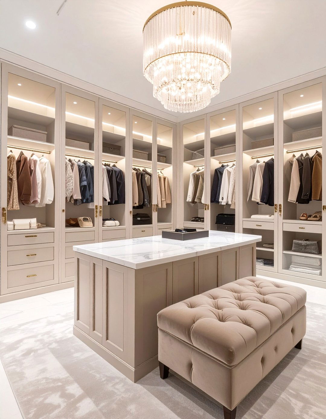 The Boutique Inspired Dressing Room - 30 master bedroom closet ideas