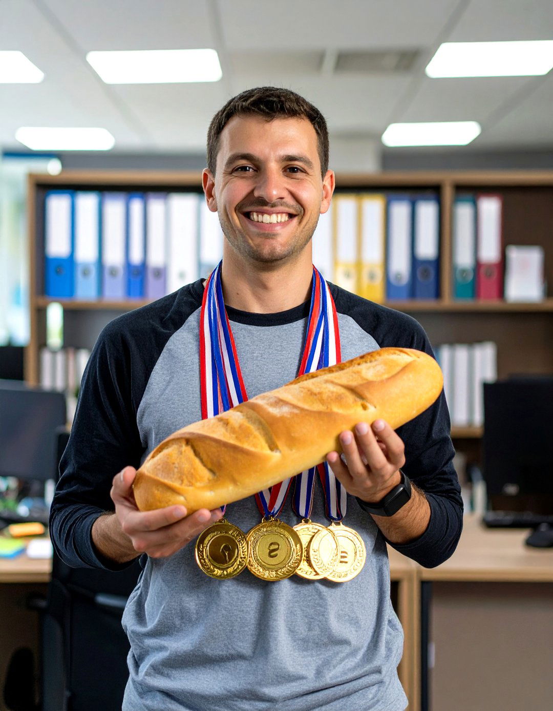 The Breadwinner Pun Costume - 30 office halloween costume ideas