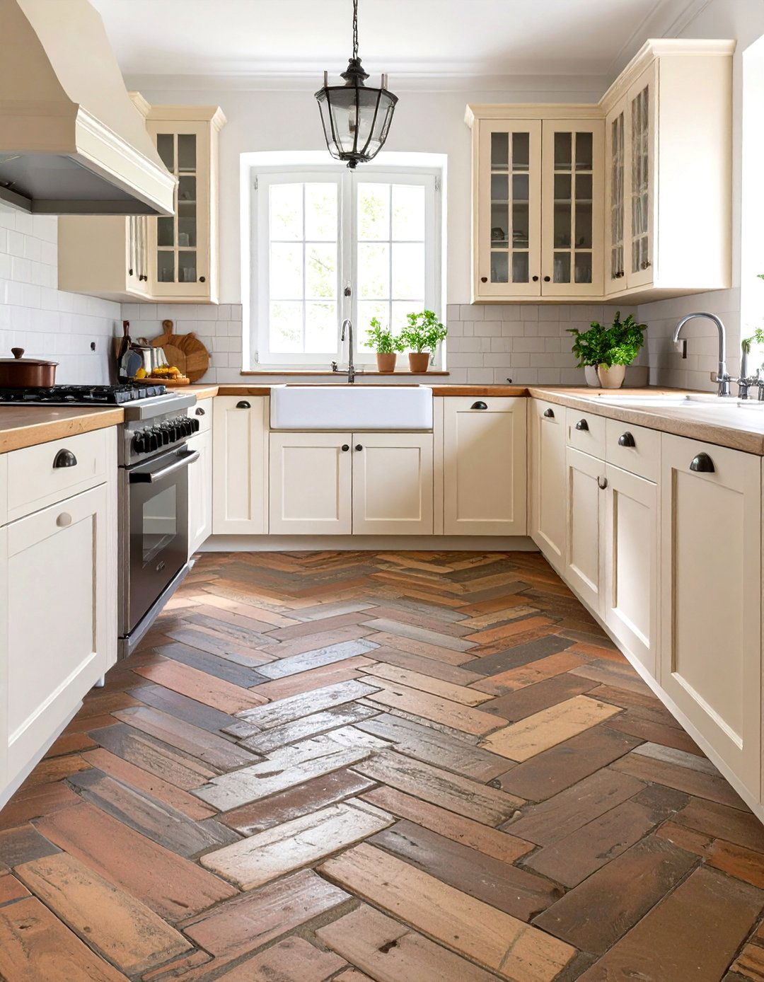 The Brick Floor Kitchen - 30 french country kitchen ideas