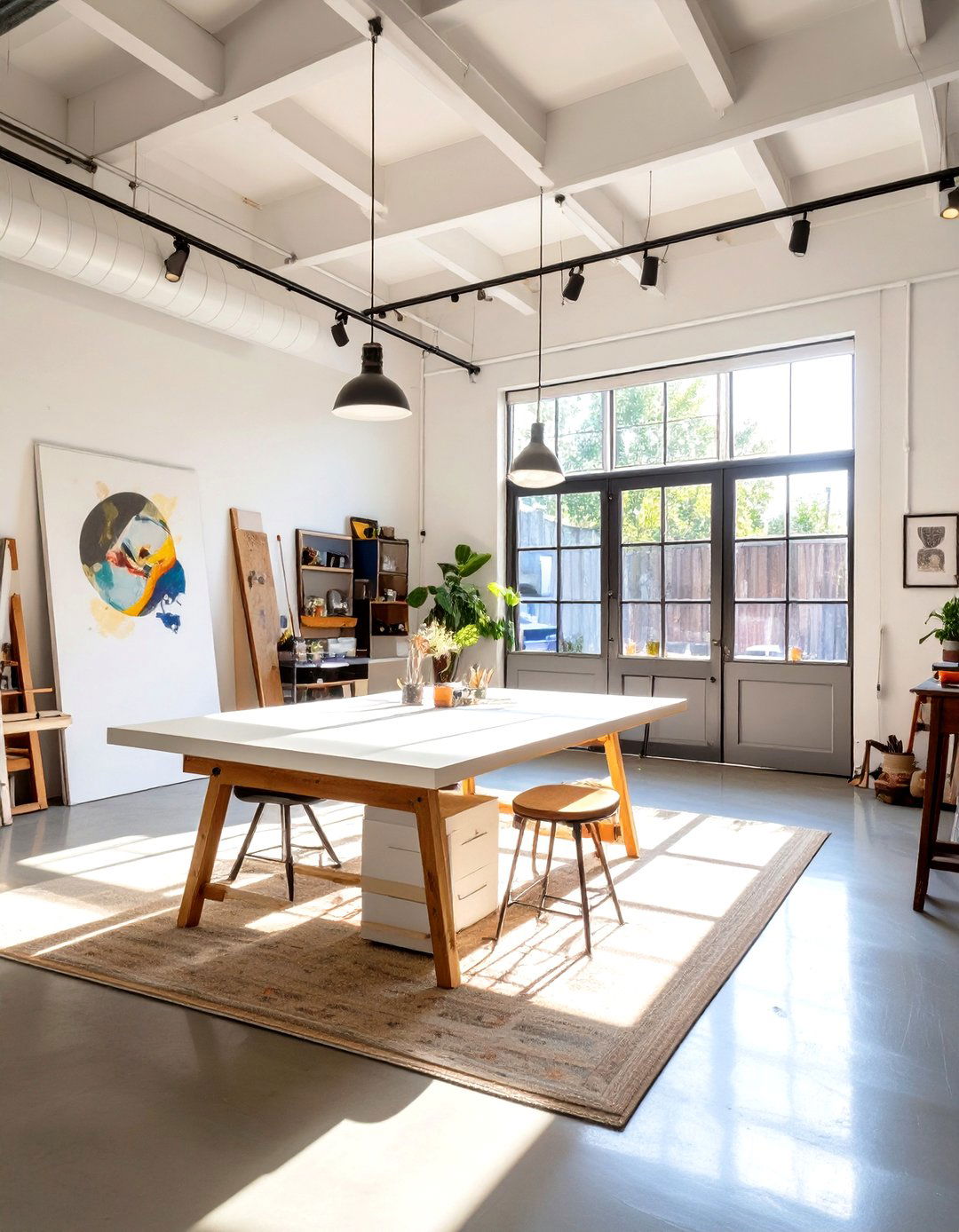 The Bright Art Studio - 30 garage hangout ideas