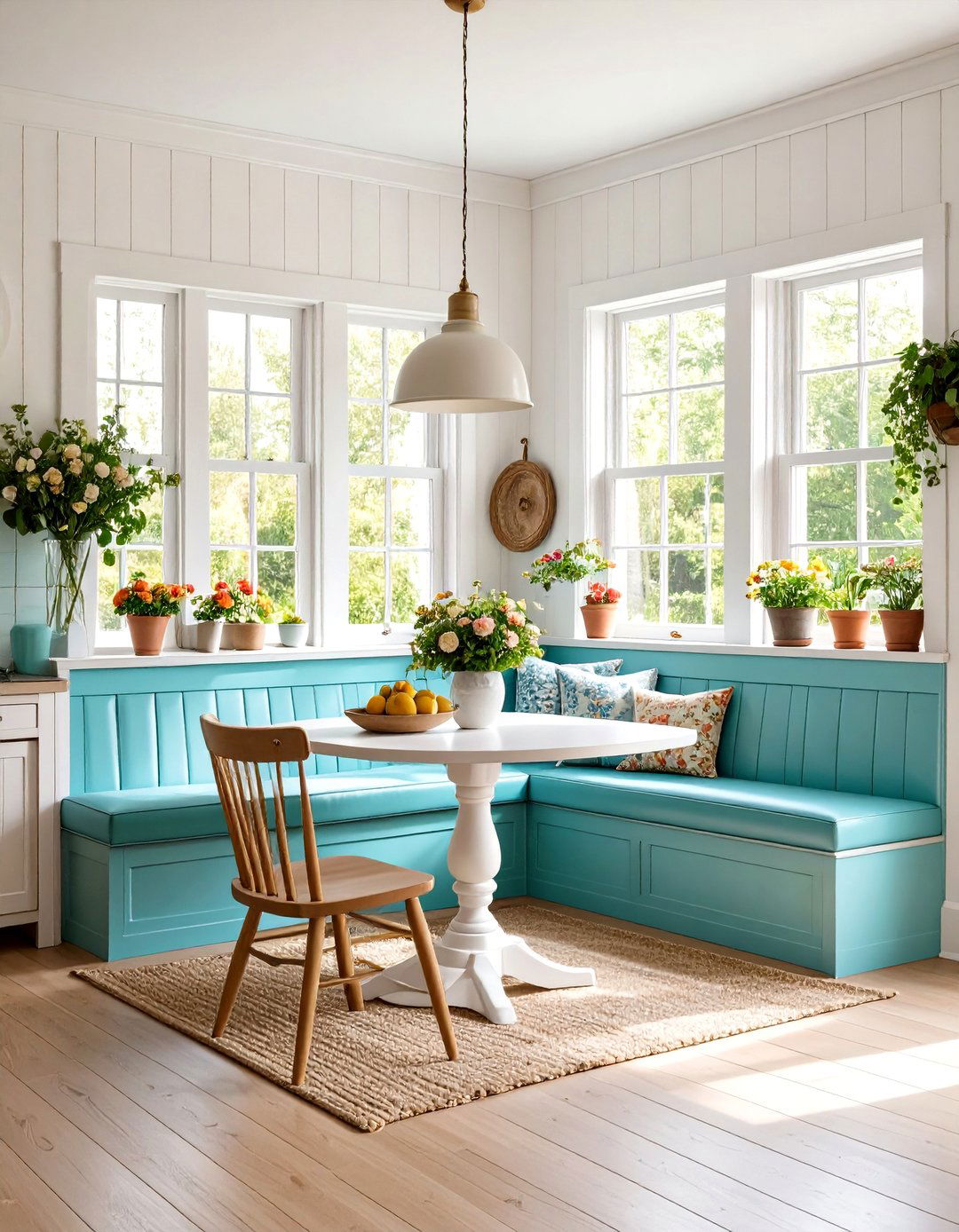 The Bright and Airy Breakfast Nook - 30 1960s interior design ideas