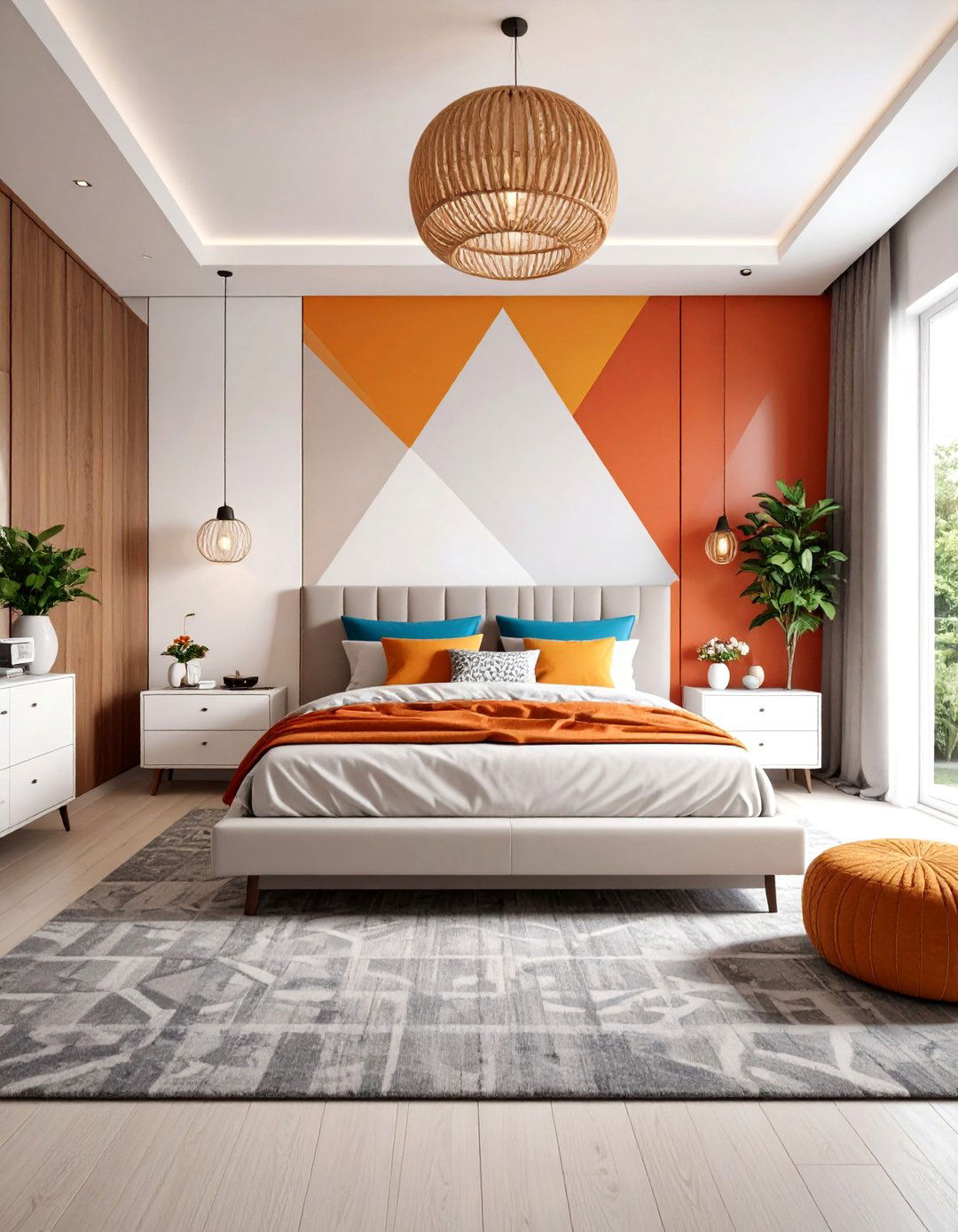 The Bright and Bold Color Block Bedroom - 30 10 year old boy bedroom ideas