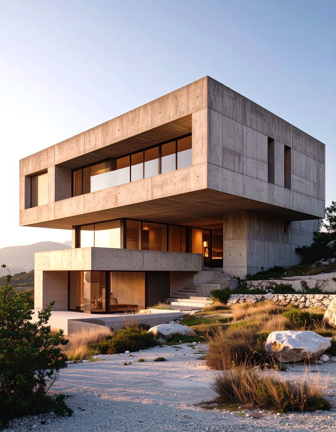 The Brutalist Architectural Dream House - 30 dream house design ideas