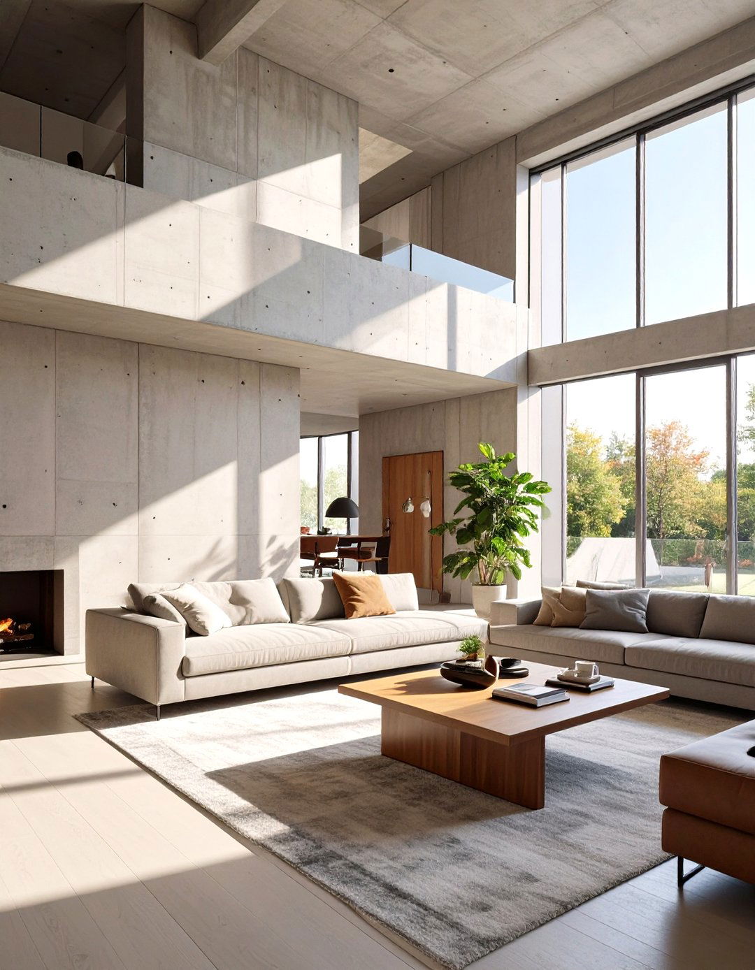 The Brutalist Concrete Dwelling - 30 interior design game ideas