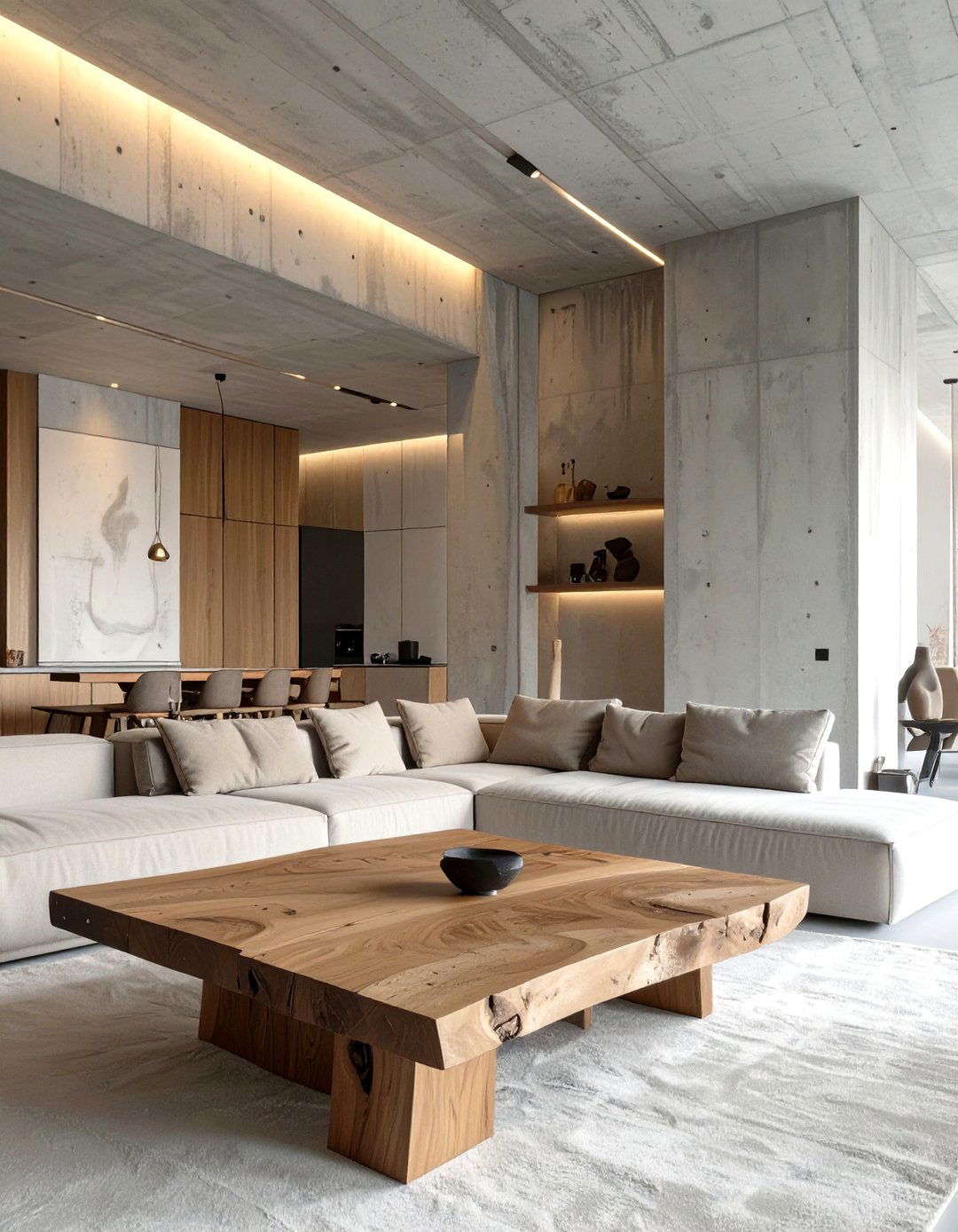 The Brutalist Inspired Living Room - 30 mens living room ideas