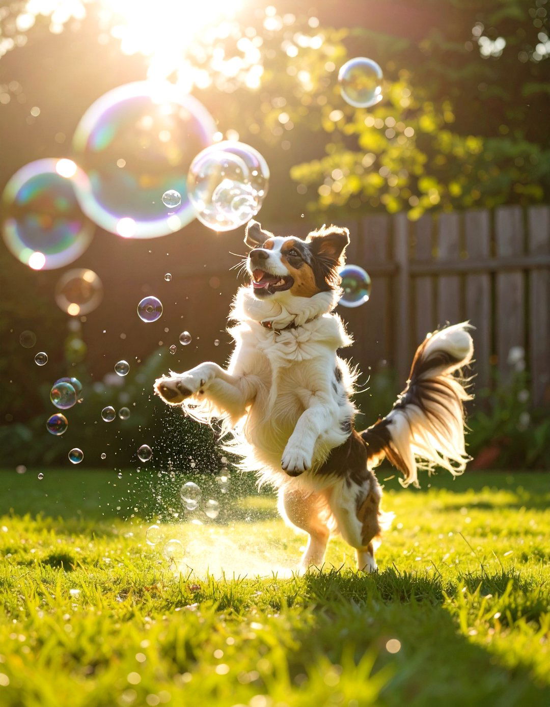 The Bubble Machine Fun Zone - 30 dog-friendly backyard ideas on a budget