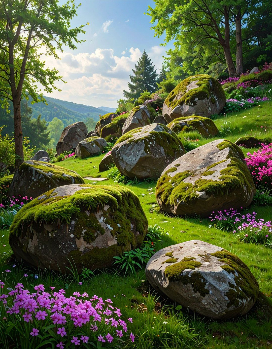 The Budget Boulder Placement - 30 hillside landscaping ideas on a budget