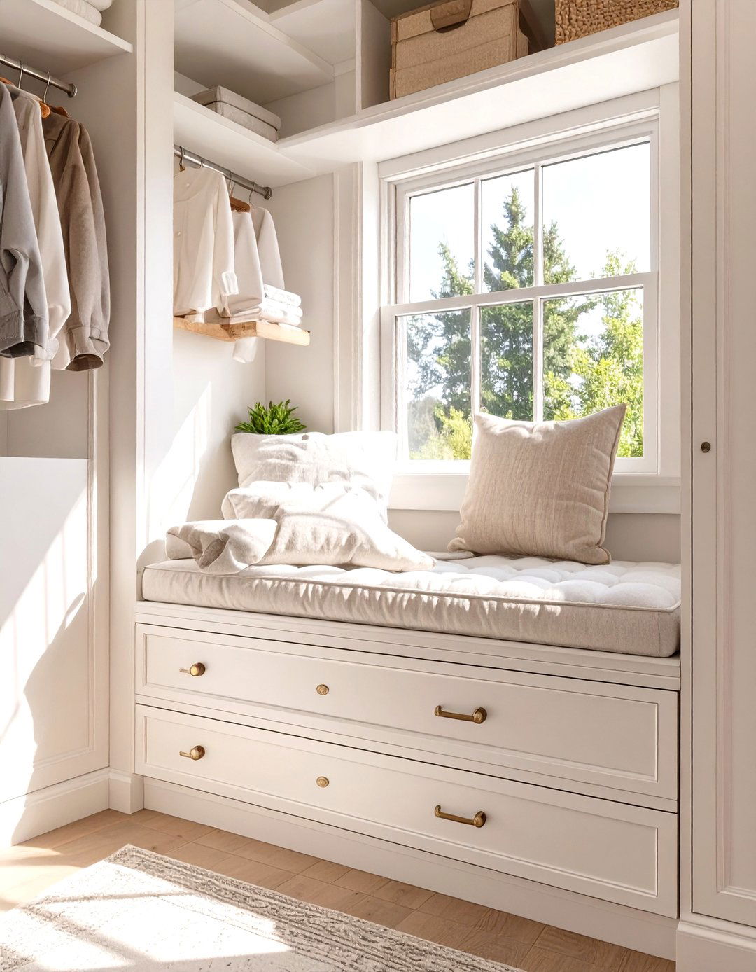 The Built In Closet Dresser Under a Window - 30 closet dresser ideas