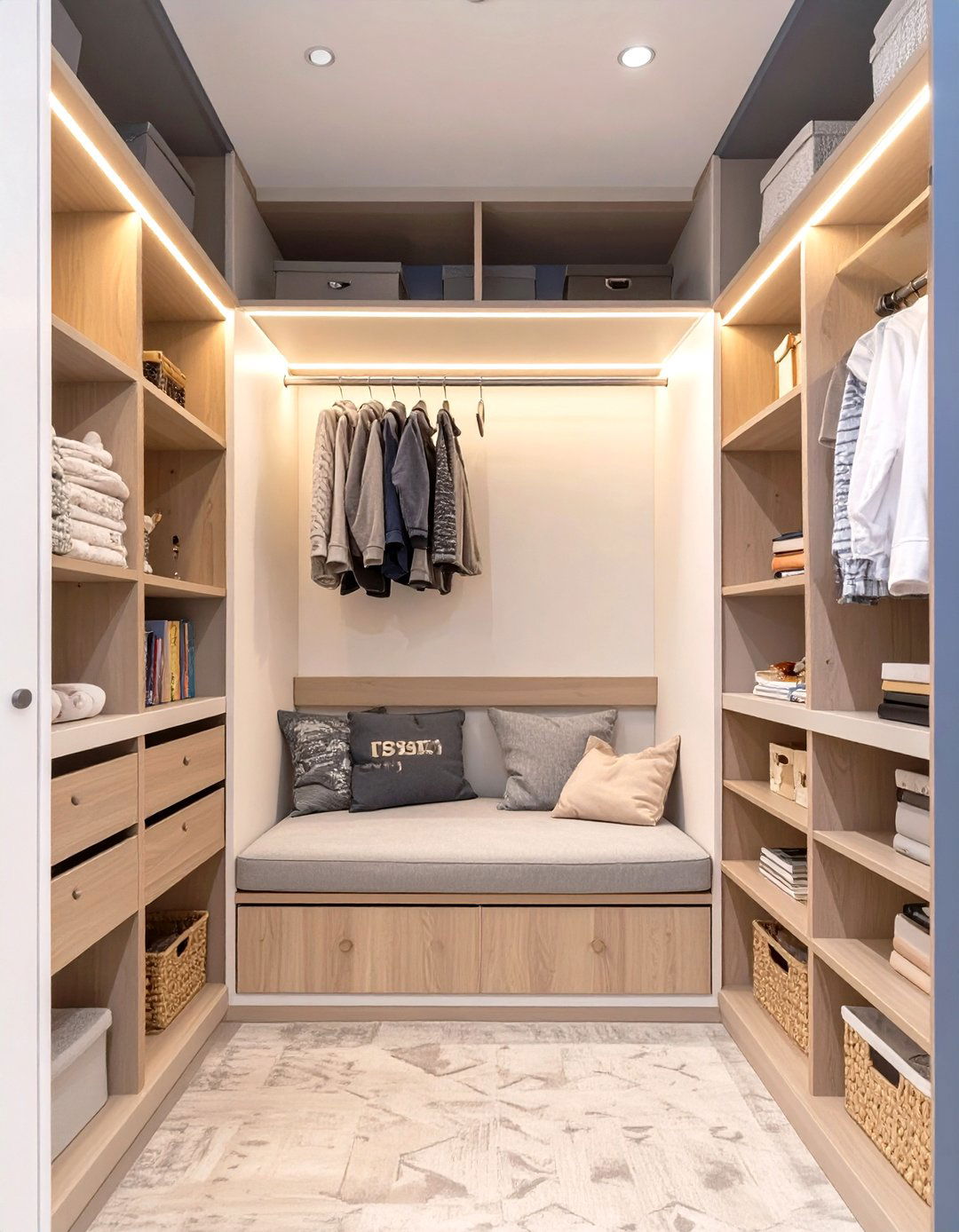 The Built In Library Nook Closet - 30 kids closet ideas