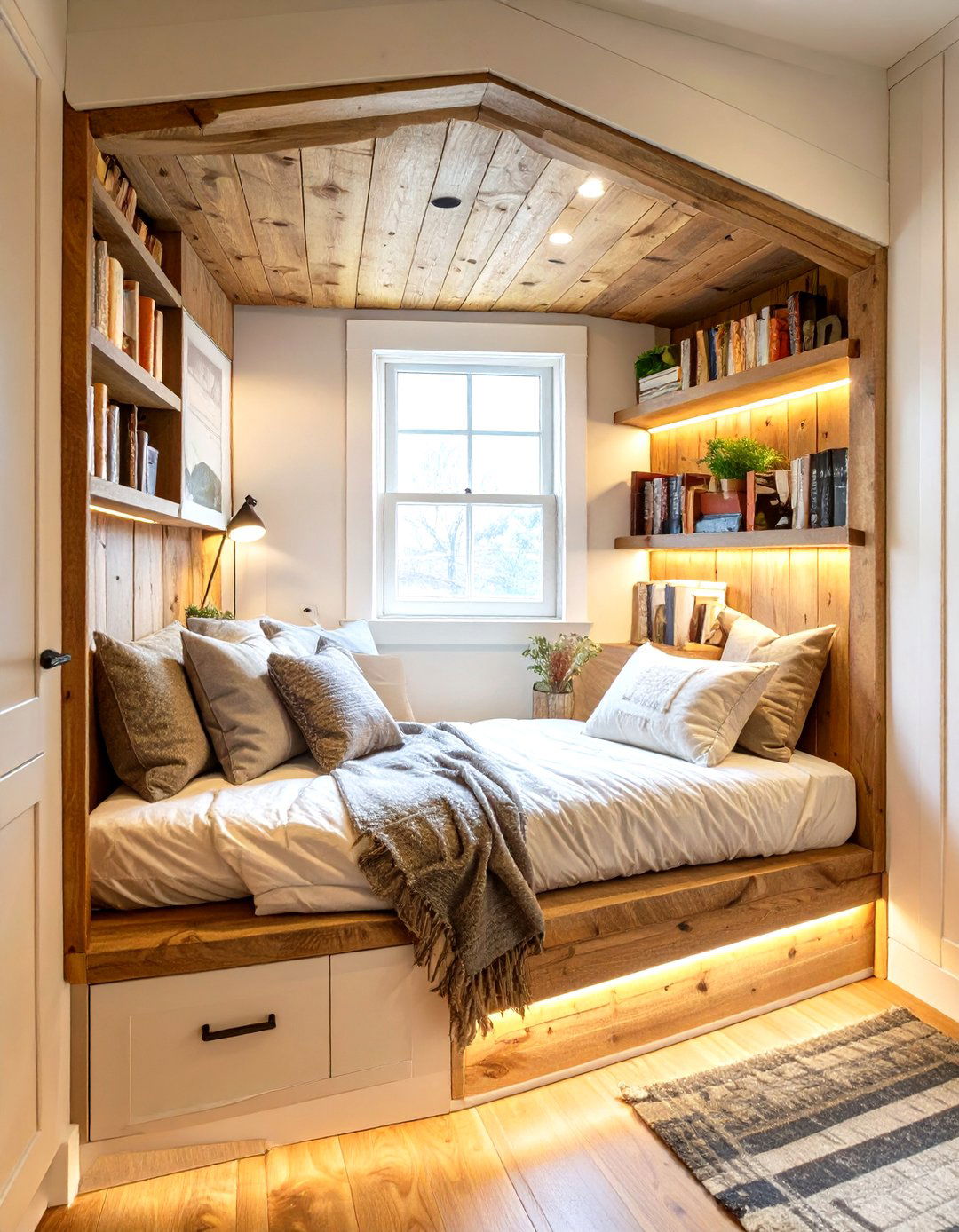 The Built In Nook Bedroom - 30 country bedroom ideas