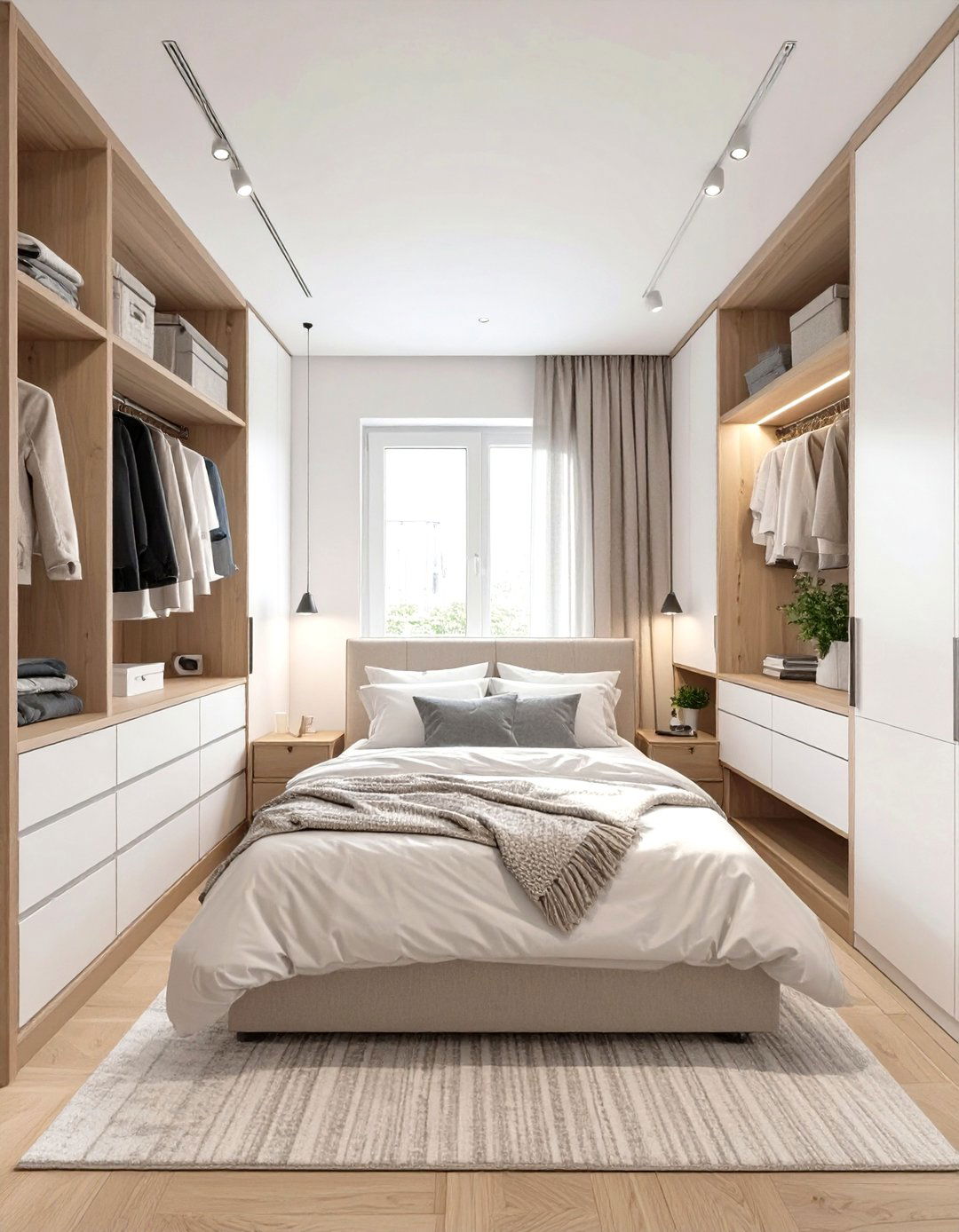 The Built In Storage Bedroom - 30 cozy modern small bedroom ideas