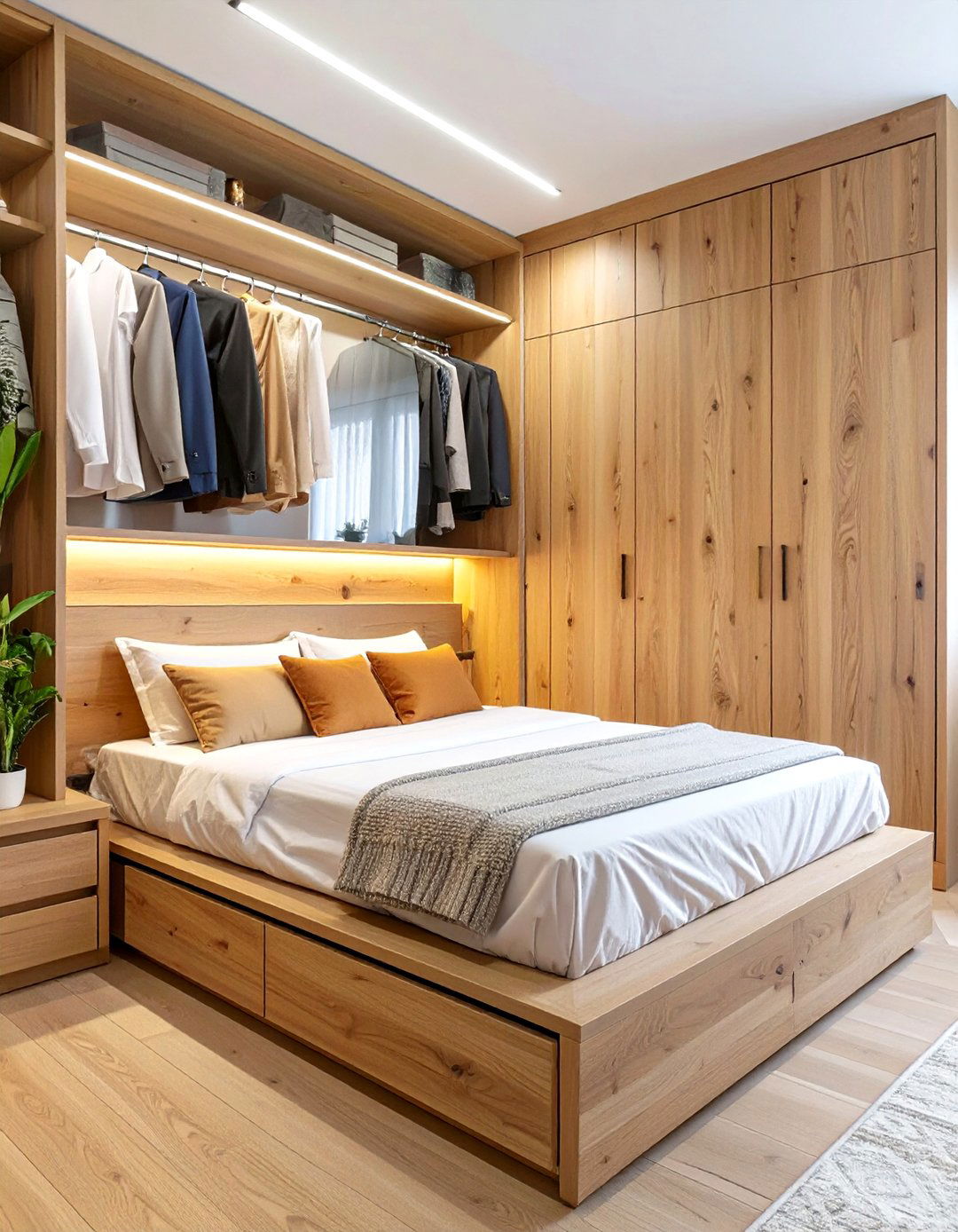 The Built In Storage Bedroom - 30 cabin bedroom ideas
