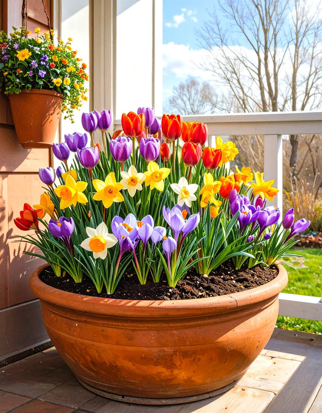 The Bulb Layering Lasagna Garden - 30 low maintenance cottage garden ideas