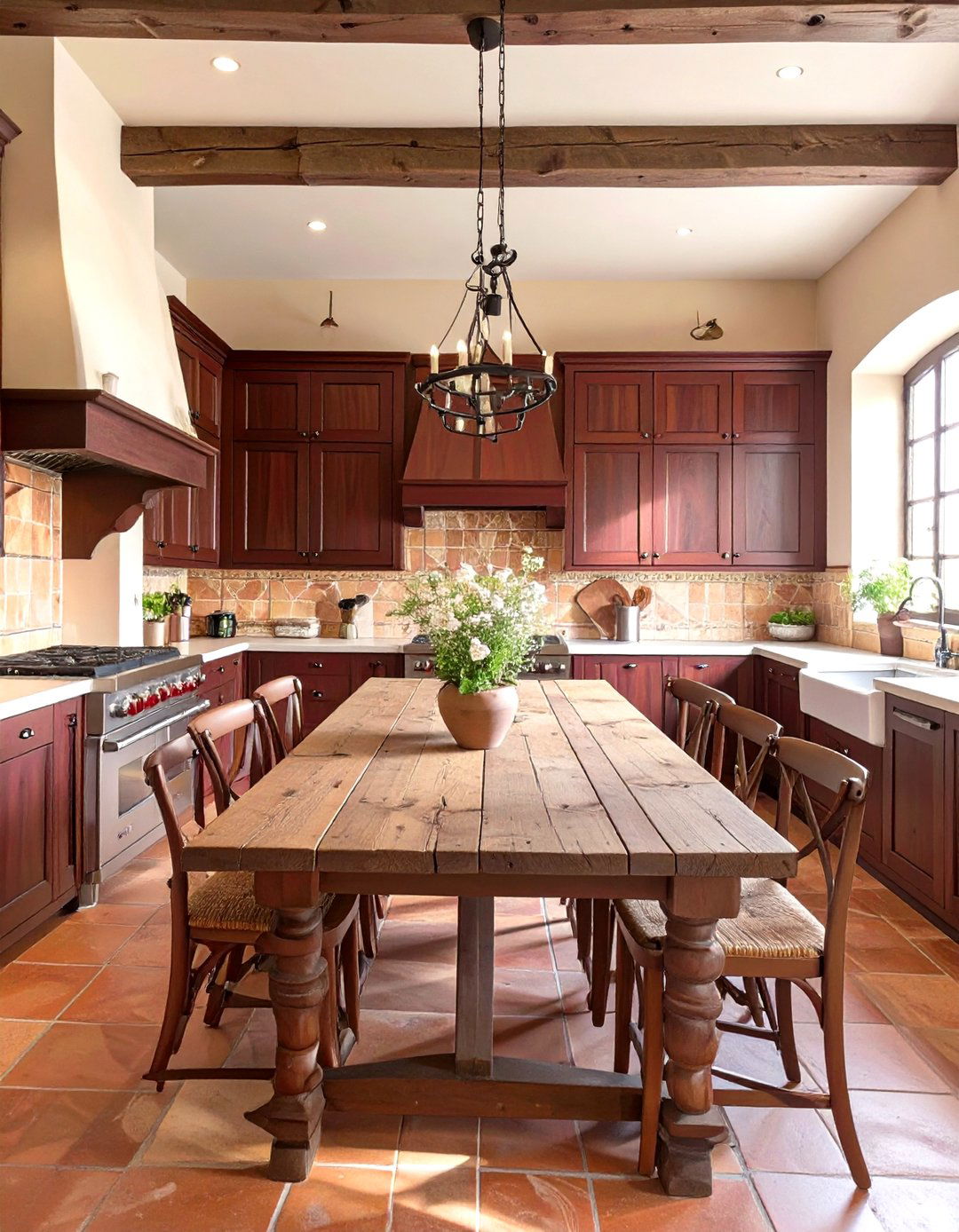 The Burgundy Vineyard Kitchen - 30 french kitchen design ideas