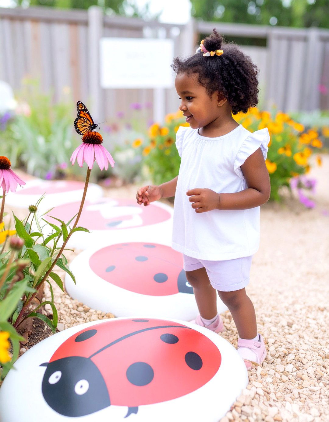 The Busy Bugs Garden Playground - 30 kid friendly small backyard playground ideas