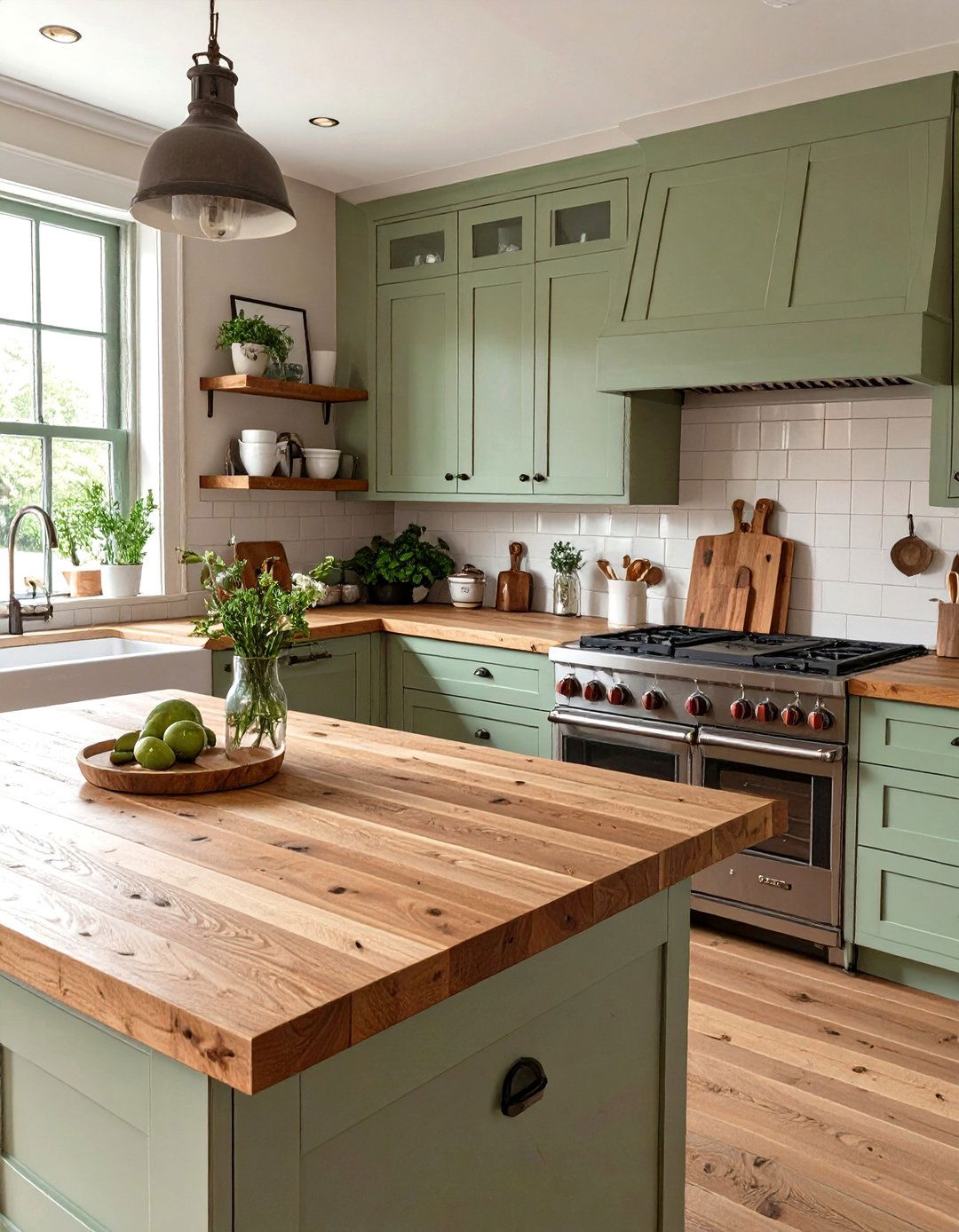 The Butcher Block Countertop Cottage Kitchen - 30 cottage kitchen ideas
