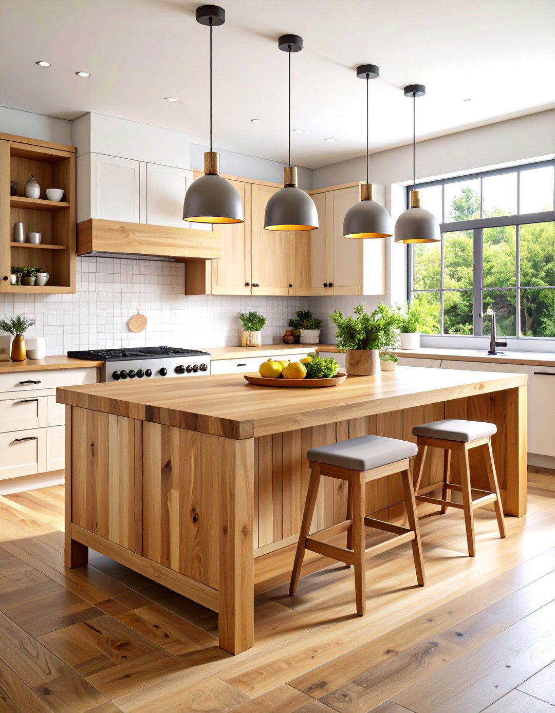 The Butcher Block Workspace Kitchen Island - 30 kitchen islands ideas