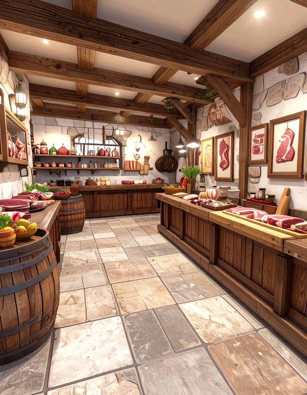 The Butchers Shop Kitchen - 30 minecraft kitchen ideas
