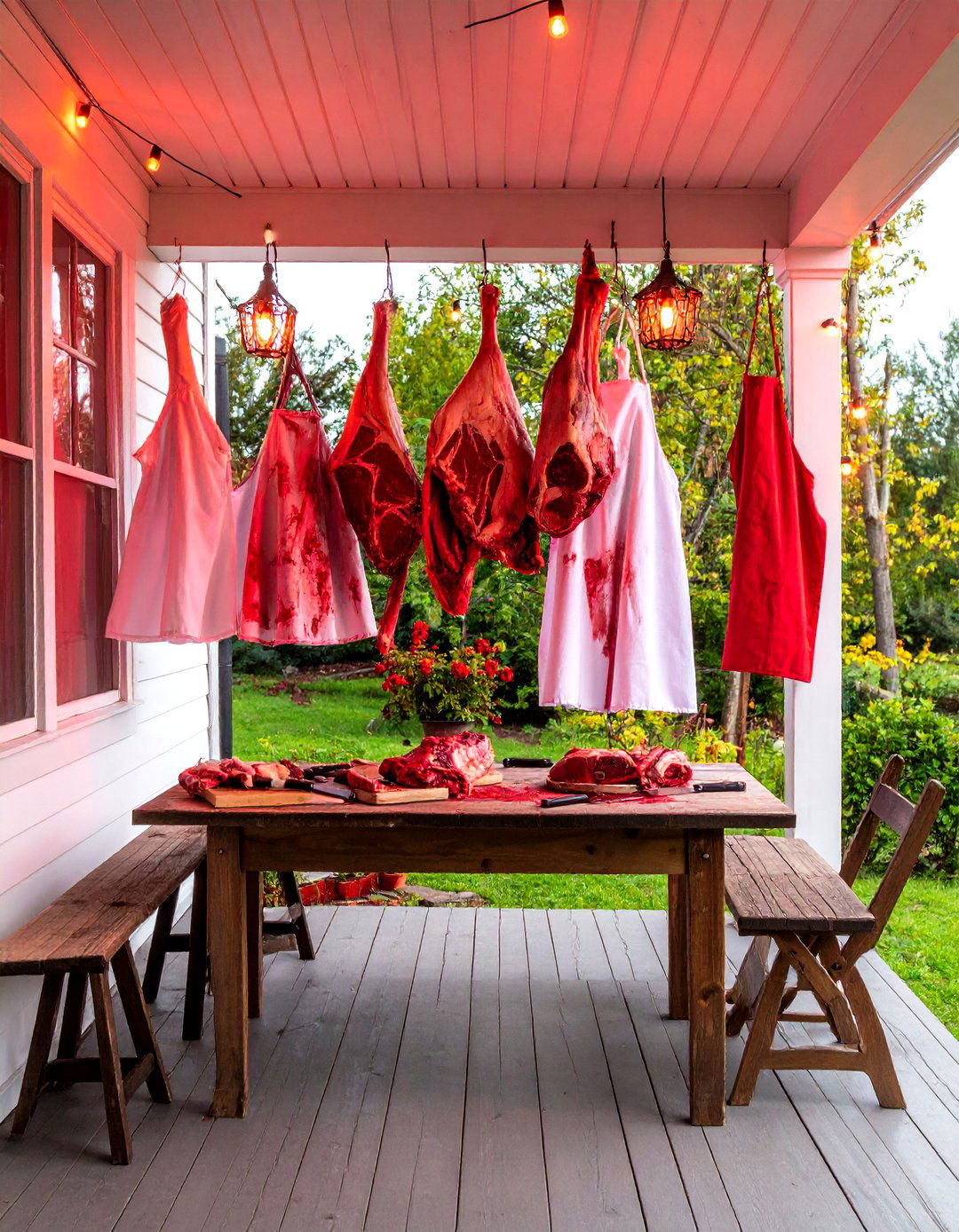 The Butchers Shop of Horrors - 30 halloween front yard ideas