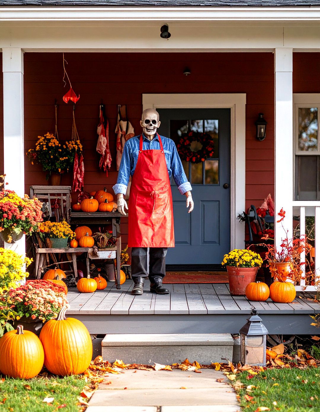 The Butchers Shop of Horrors - 30 halloween decorations outdoor ideas