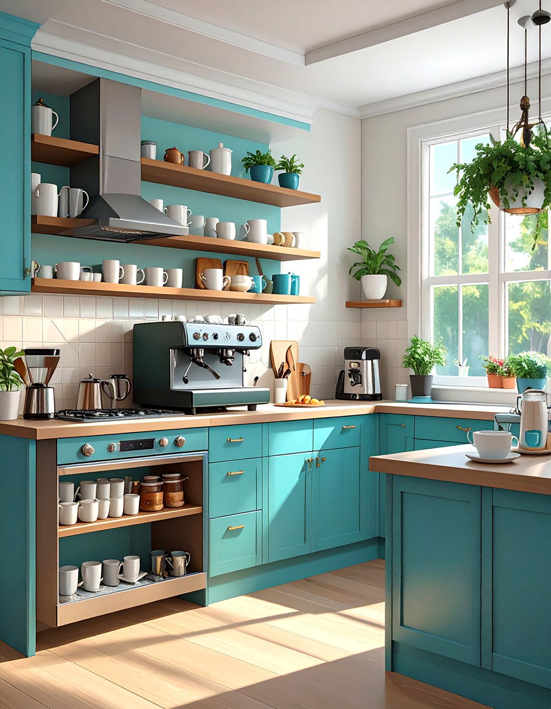 The Butler Pantry Coffee Bar - 30 butler pantry ideas