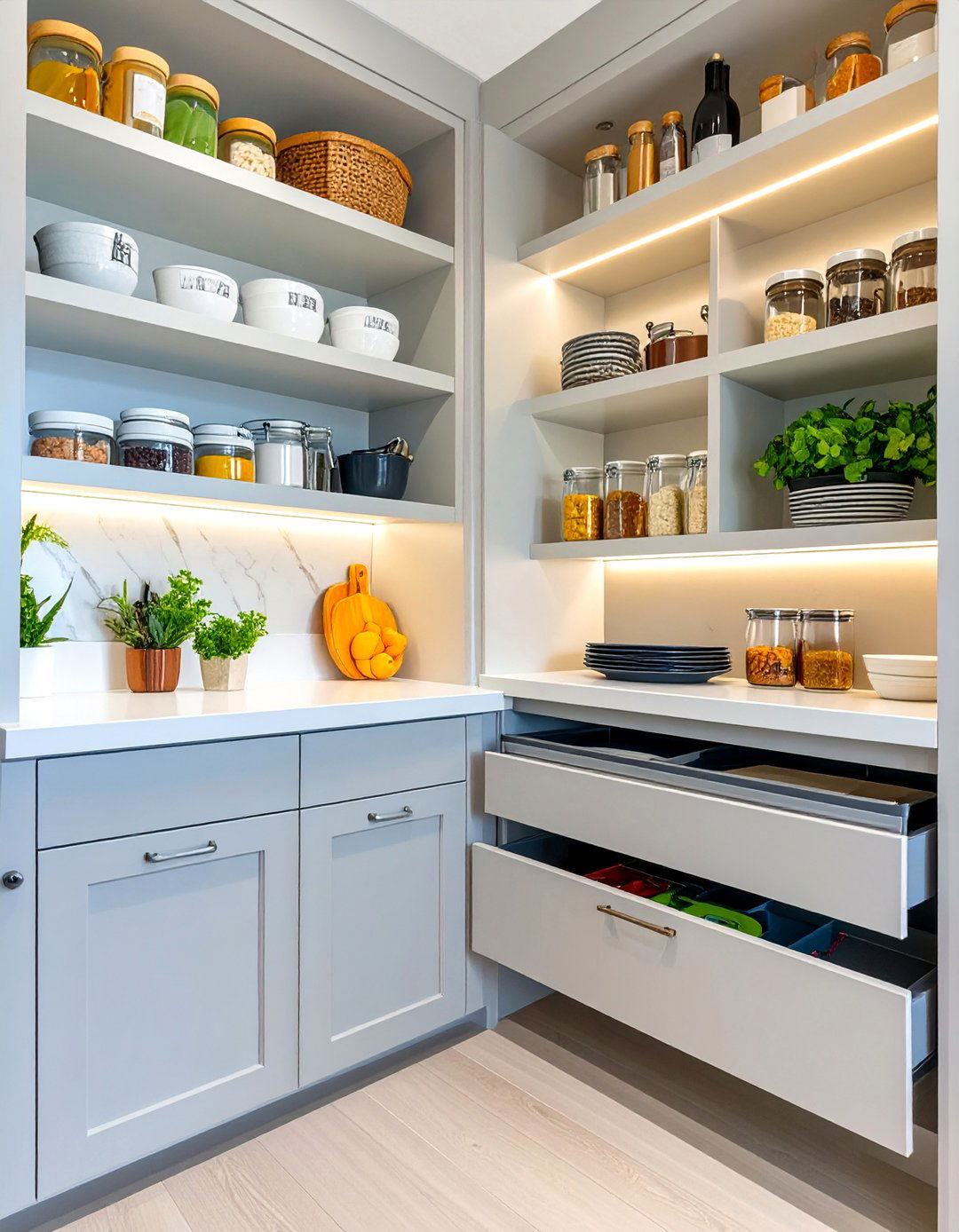 The Butler Pantry with Vertical Storage - 30 butler pantry ideas