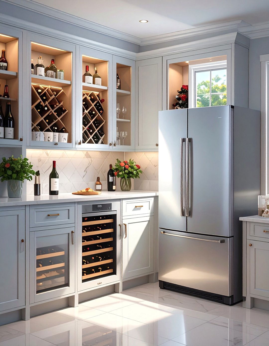 The Butler Pantry with Wine Storage - 30 butler pantry ideas