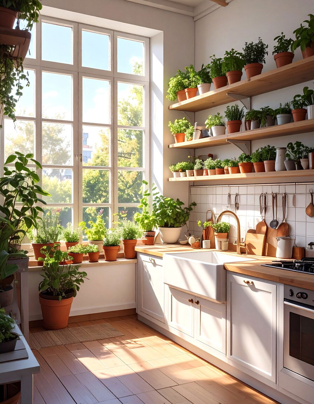 The Butler Pantry with a Greenhouse Vibe - 30 butler pantry ideas