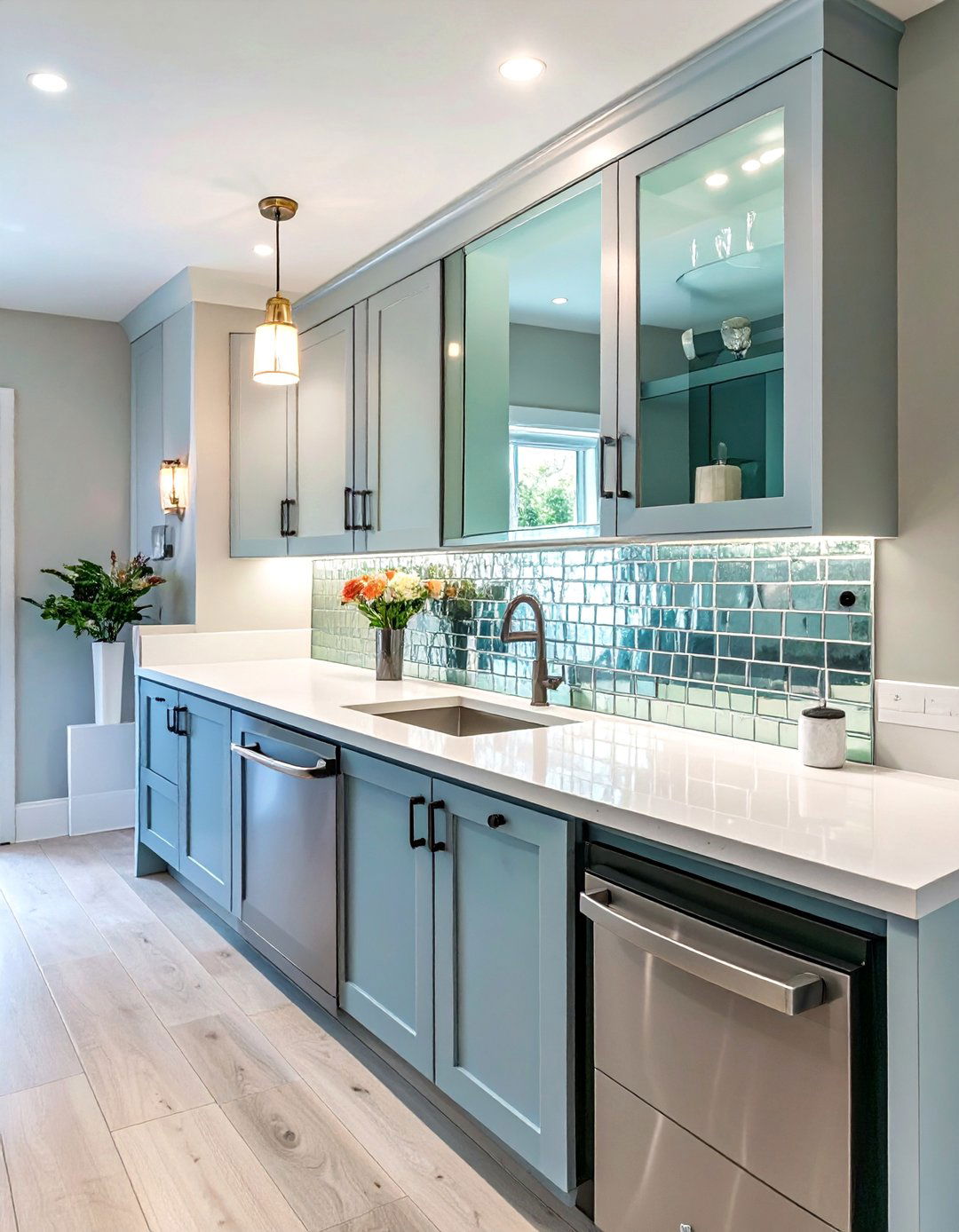 The Butler Pantry with a Wet Bar - 30 butler pantry ideas