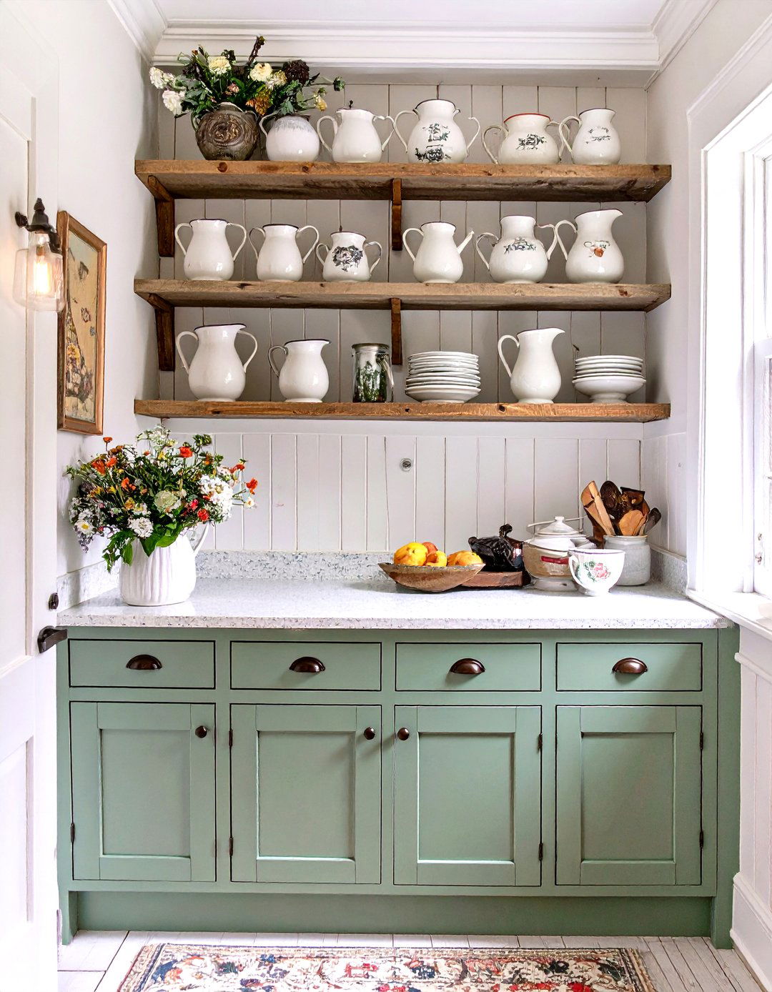 The Butlers Pantry with Open Shelving - 30 french country interior design ideas
