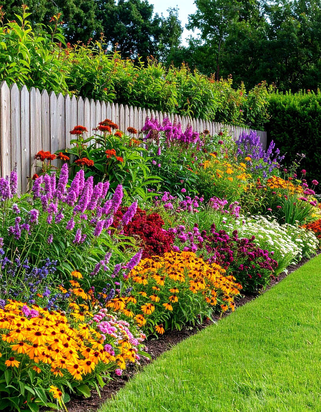 The Butterfly Garden Hedge Row - 30 layout butterfly garden design plans ideas
