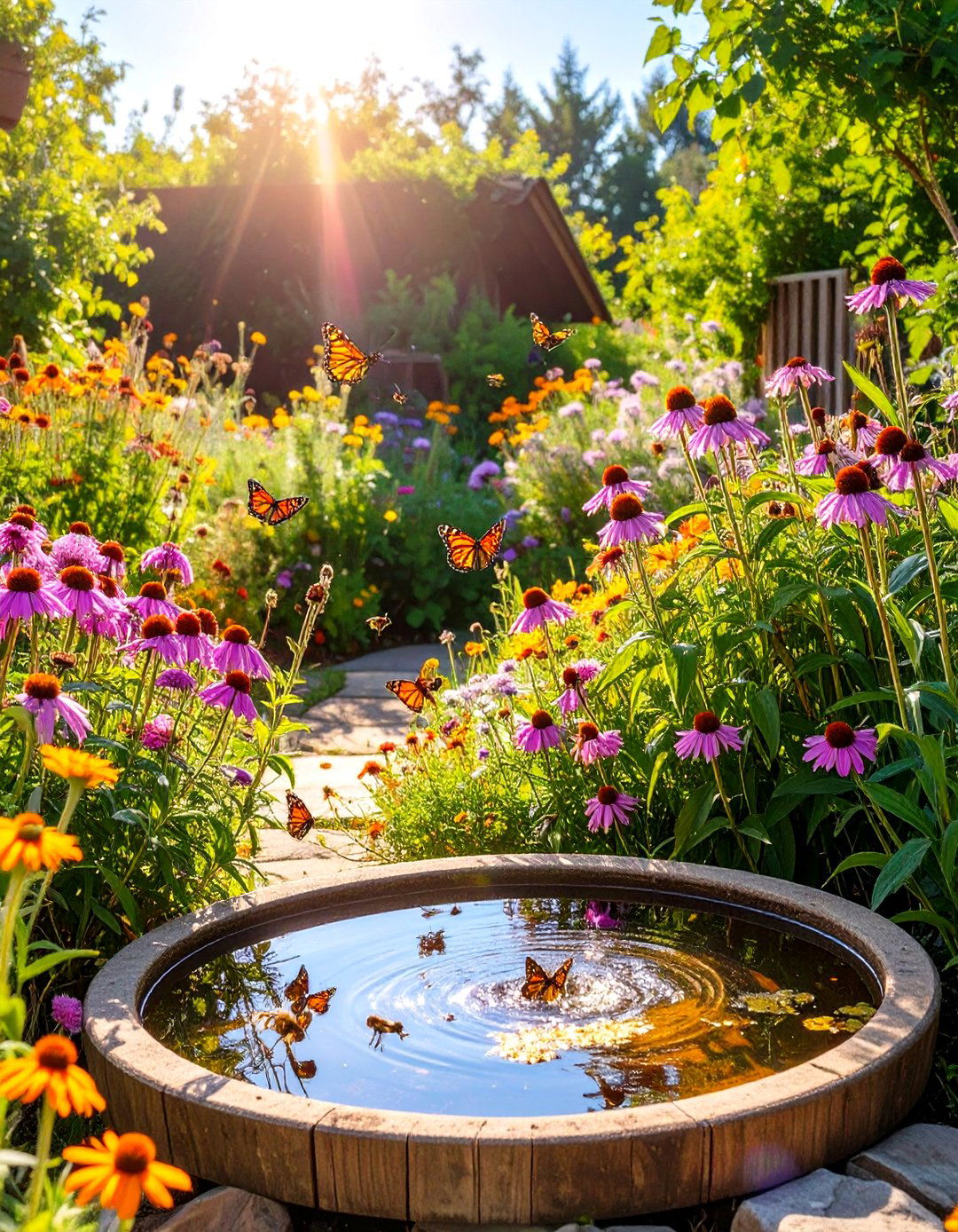 The Butterfly and Bee Sanctuary Garden - 30 cottage garden ideas