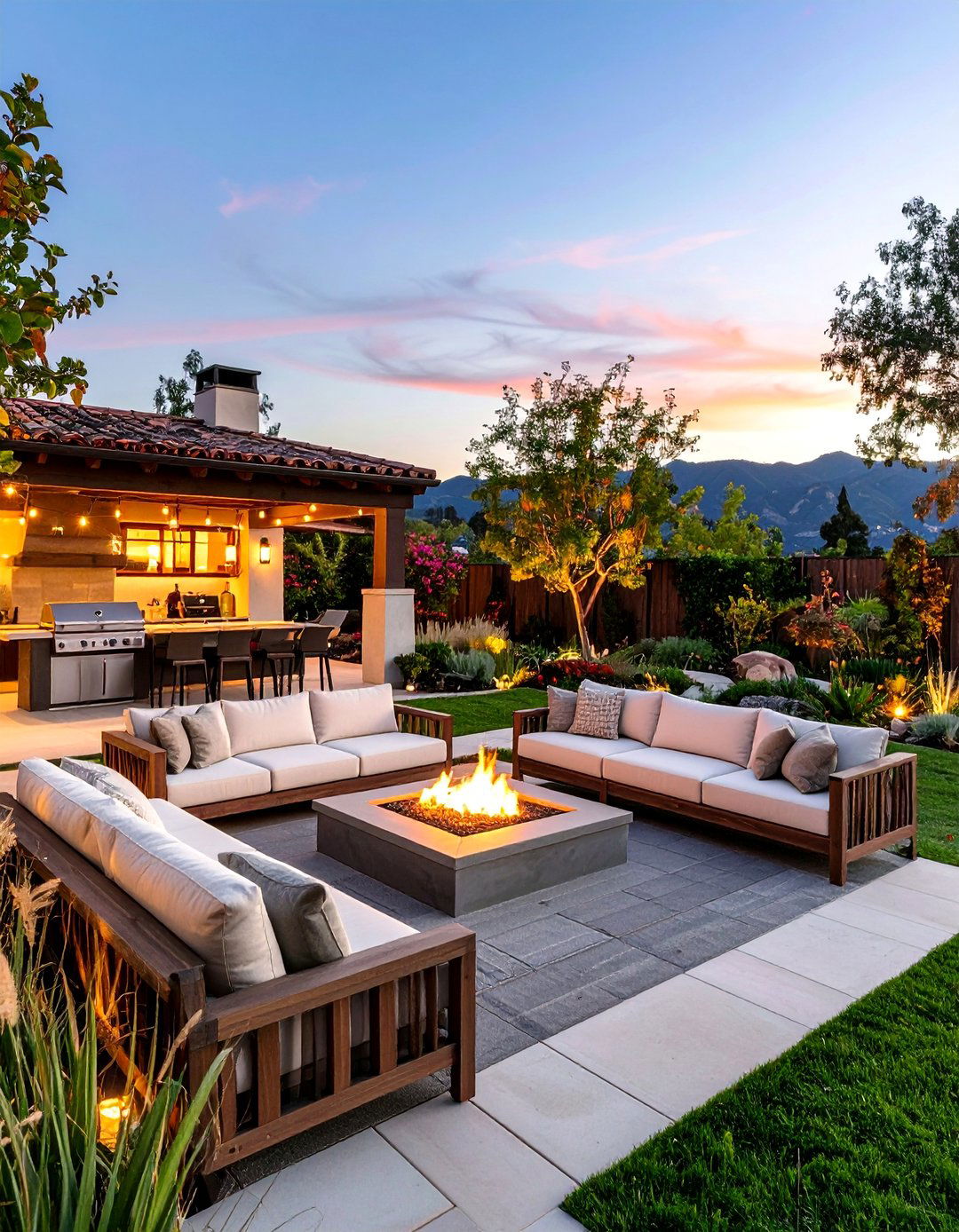 The California Casual Lounge - 30 backyard grill ideas