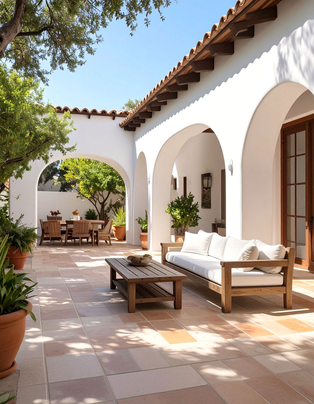 The California Mission Style Patio - 30 american home design ideas